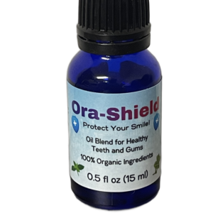 Ora-Shield, Front Panel, organic essential oils for dental health