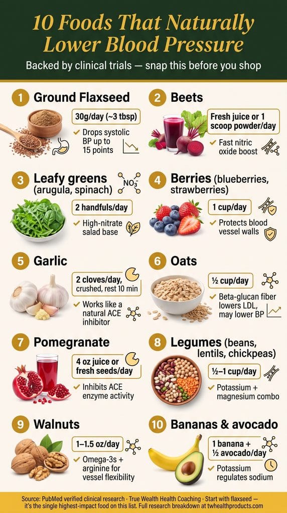 10 Foods that lower blood pressure v2